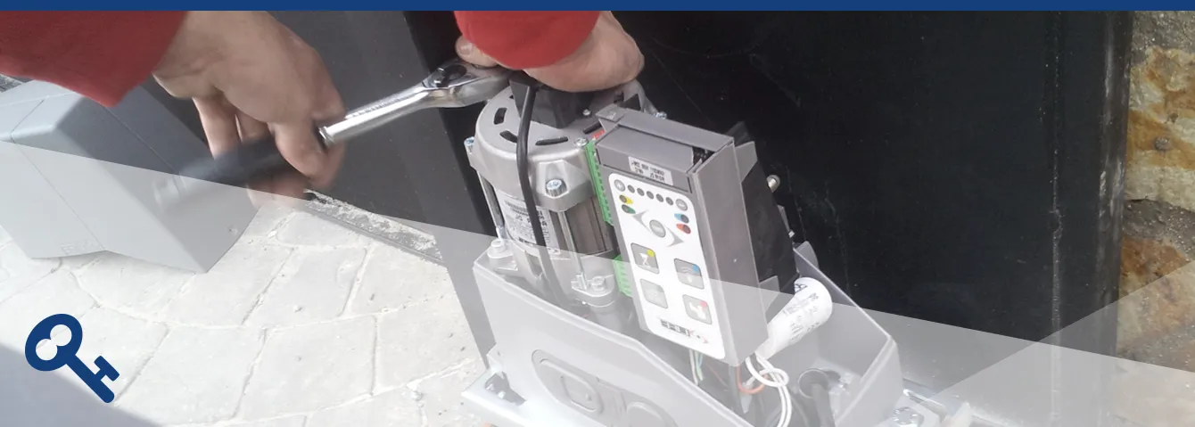 Instalación de automatismos eléctricos para puertas correderas